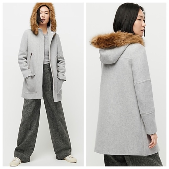 NWT J. Crew Chateau Stadium Cloth Parka - Picture 2 of 7